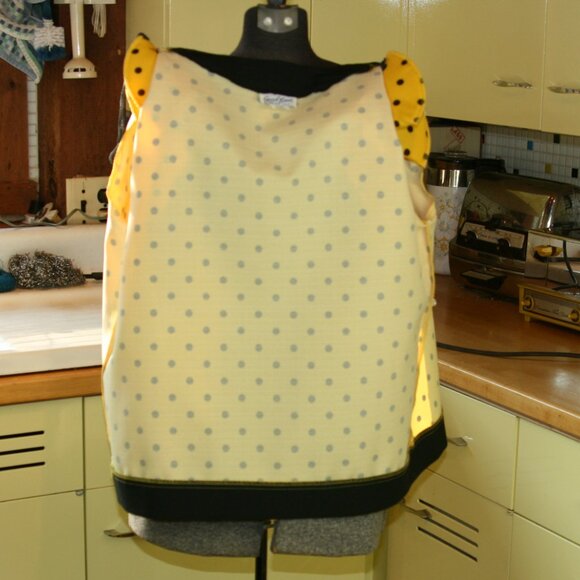 Vintage Good Times Polyester Blouse or Short Jacket - Picture 5 of 5